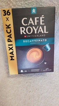 Kapsułki do Nespresso Cafe Royal kawa w kapsułkach bezkofeinowa 36 szt.