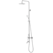 Zestawy prysznicowe - Fala Zestaw prysznicowy Steely 3 75664 Chrom Raty - miniaturka - grafika 1