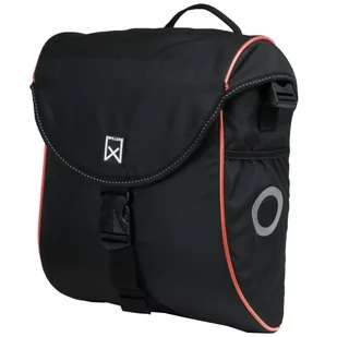 VidaXL Willex Sakwa rowerowa 300 S, 12 L, czarno-czerwona - Sakwy rowerowe - miniaturka - grafika 1