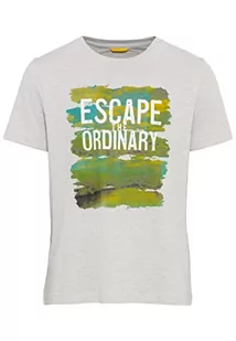 camel active T-shirt męski, Cloudy Grey, S - Koszulki męskie - miniaturka - grafika 1