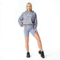 Bluzy damskie - Damska krótka bluza z kapturem Olimp – WMS Short Hoodie-L - miniaturka - grafika 1