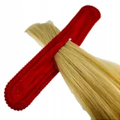 Ozdoby do włosów - Twister Ozdoba do koka Frotowy duży Czerwony z froty - miniaturka - grafika 1