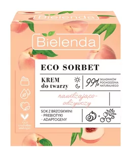 Bielenda Eco Sorbet Brzoskwinia Krem nawilżająco-odżywczy na dzień i noc 50ml 124702 - Kremy do twarzy - miniaturka - grafika 1