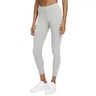 Legginsy - Leginnsy Nike Sportswear Essentials 7/8 CZ8532-063 - szare - grafika 1