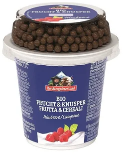 JOGURT MALINOWY Z KULKAMI CZEKOLADOWYMI BIO 150 g - BERCHTESGADENER LAND - Kefiry, jogurty, maślanki - miniaturka - grafika 1