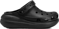 Klapki i japonki damskie - Crocs Klapki Crocs Classic Crush Clog 207521-001 - miniaturka - grafika 1