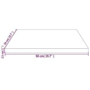 Blat stołu, 50x50x2,5 cm, lite drewno sosnowe, kwadratowy Lumarko! - Meble modułowe i akcesoria - miniaturka - grafika 8