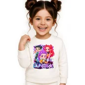 Bluzy dla dziewczynek - BLUZA DZIECIĘCA KPOP DEMON HUNTERS HUNTRIX 146-152 BAWEŁNIANA JAKOŚĆ - miniaturka - grafika 1