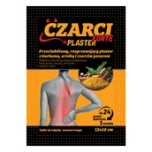 Stawy, mięśnie, kości - Czarci Plaster Forte, przeciwbólowy, rozgrzewający plaster z kurkumą, arniką i czarcim pazurem, 12 x 18 cm, 1 sztuka - miniaturka - grafika 1