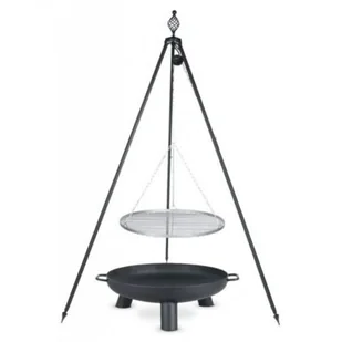 Farmcook Grill ogrodowy ruszt stal nierdzewna 60 cm+ palenisko ogrodowe PAN 33 70 cm - Paleniska ogrodowe - miniaturka - grafika 1