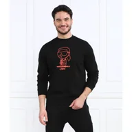 Bluzy męskie - Karl Lagerfeld Bluza Regular Fit - miniaturka - grafika 1