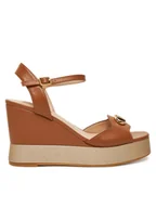 Sandały damskie - Liu Jo Sandały SA5117P0102S1853 Brązowy - miniaturka - grafika 1