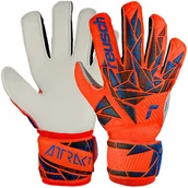 Piłka nożna - Reusch Rękawice Bramkarskie ATTRAKT Solid Finger Support Junior orange 7.5 - miniaturka - grafika 1
