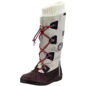 Kozaki damskie - Tommy Hilfiger FG8FB01368 MILO 4, dziewczęce kozaki, biały - Weiss Rice - 33 EU - miniaturka - grafika 1