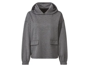 esmara® Bluza dresowa damska z kapturem (Czarny, S (36-38)) - Bluzy damskie - miniaturka - grafika 1