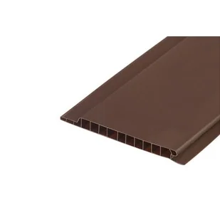 Podbitka dachowa panel ścienny PVC 10 x 260 cm brązowy Cezar - Inne akcesoria dekarskie - miniaturka - grafika 1