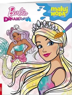 Barbie Dreamtopia Maluj wodą Nowa - Kolorowanki, wyklejanki - miniaturka - grafika 2