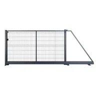 Bramy garażowe - NATERIAL Brama przesuwna Modus 3x1.7 m prawa antracytowa - miniaturka - grafika 1