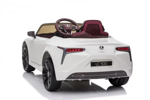 Pojazd Lexus LC500 Biały - Pojazdy elektryczne dla dzieci - miniaturka - grafika 5