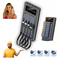 Powerbanki - POWERBANK SOLARNY 200000mAh MINI SUPER SZYBKI DLA iPHONE SAMSUNG MEGA MOCNY - miniaturka - grafika 1