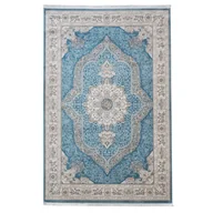 Dywany - Dywan z frędzlami Palacio niebieski 120 x 160 cm - miniaturka - grafika 1