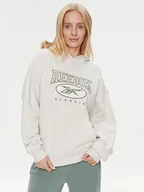 Bluzy damskie - Reebok Bluza Classics Big Logo IL4634 Écru Relaxed Fit - miniaturka - grafika 1