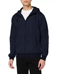 Clique Męska bluza z kapturem Basic z zamkiem błyskawicznym, niebieski (Dark Navy 580), XS - Bluzy męskie - miniaturka - grafika 1
