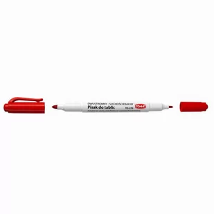 Marker suchościeralny dwustronny czerwony - Zakreślacze - miniaturka - grafika 2