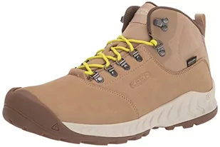 KEEN Męskie buty trekkingowe Nxis Explorer Mid, Safari brzoza, 40.5 EU - Buty trekkingowe męskie - miniaturka - grafika 1