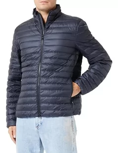 Geox Męska kurtka M Dereck, Asphalt/czarny, 48 - Kurtki męskie - miniaturka - grafika 1