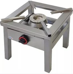 Taboret gazowy Egaz 1-palnikowy 500x500x350 8.0 kW - Piece, kotły  i płyty grzejne gastronomiczne - miniaturka - grafika 1