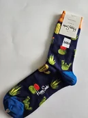 Skarpetki damskie - Kolorowe skarpety Happy Socks unisex rozmiar 41-46 (3484) - miniaturka - grafika 1