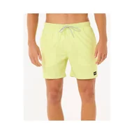 Kąpielówki męskie - Spodenki surfingowe męskie Rip Curl Daily Volley Żółty - miniaturka - grafika 1