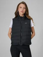 Kurtki damskie - 4F Bezrękawnik z wypełnieniem syntetycznym damski - czarny XS - miniaturka - grafika 1