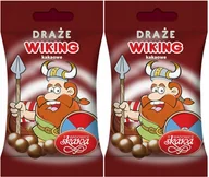 Gumy do żucia, lizaki, dropsy - Skawa Cukierki Draże kakaowe Wikingowie 70g x 2 | Zestaw Dwupak - miniaturka - grafika 1