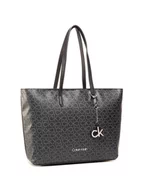 Torebki damskie - Calvin Klein Torebka Shopper Md K60K607427 Czarny - miniaturka - grafika 1