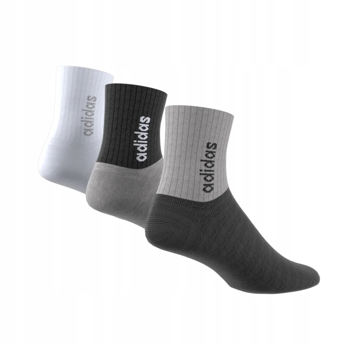 Adidas Skarpety Bawełniane Długie Trzy Kolorowe IS0102 r. 28 - 30