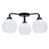 Lampy sufitowe - Caldera lampa sufitowa 3-punktowa czarna 33-17093 - miniaturka - grafika 1