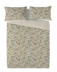 Matex Pościel lniana 160x200 Linen 06 liście beżowa kolorowa w pudełku - Pościel Matex Pościel lniana 160x200 Linen 06 liście beżowa kolorowa w pudełku - Pościel - miniaturka - grafika 1