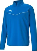 Bluzy męskie - Puma Bluza męska Puma teamRISE 1 4 Zip Top niebieska 657394 02 XL - miniaturka - grafika 1