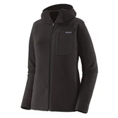 Bluzy sportowe damskie - Bluza damska Patagonia W's R1 Air Full-Zip Hoody Rozmiar: XS / Kolor: czarny - miniaturka - grafika 1