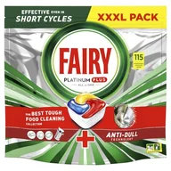 Środki do zmywarek - Kapsułki do zmywarek FAIRY Platinum Plus All in One Lemon - 115 szt. - miniaturka - grafika 1