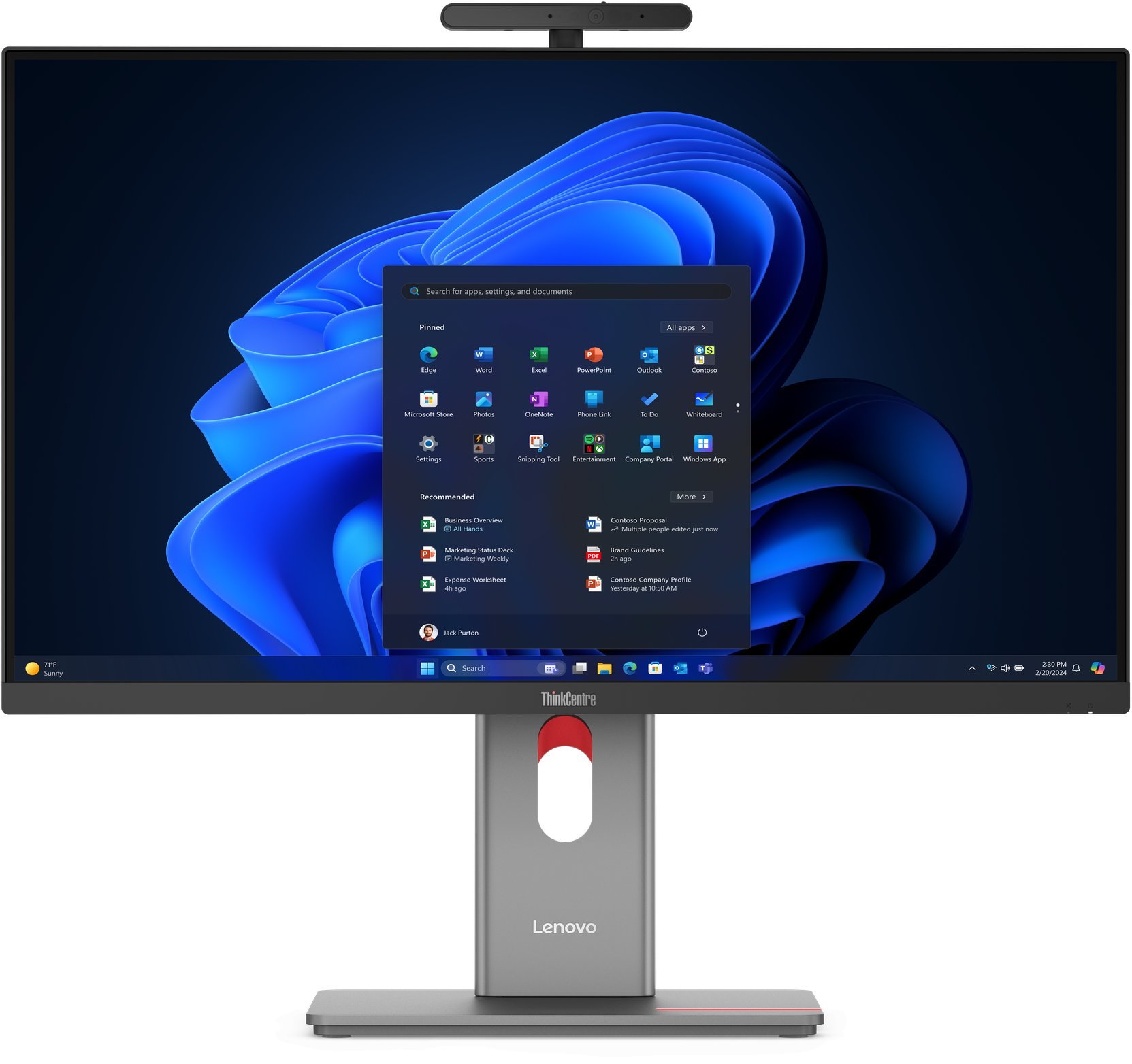 Komputer Lenovo AiO ThinkCentre M90a Pro Gen 6 13AQ000JPB Ultra 7 265 27