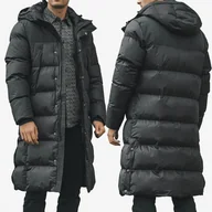 Kurtki męskie - Kurtka Męska Płaszcz Frilivin S Czarny - miniaturka - grafika 1