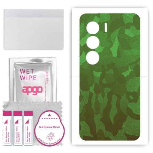 folia naklejka skórka strukturalna na TYŁ do ZTE Nubia Red Magic 9 Pro+ Plus - Moro Camo Zielony - apgo SKINS