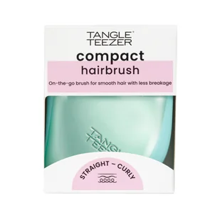 Tangle Teezer Compact Frosted Teal Chrome - Szczotka do włosów 1 szt. - Szczotki i grzebienie do włosów - miniaturka - grafika 1