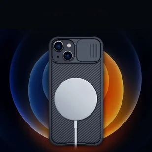 Nillkin CamShield Pro Magnetic Case etui iPhone 14 Plus pokrowiec osłona na aparat kamerę niebieski (z MagSafe) - Etui i futerały do telefonów - miniaturka - grafika 9