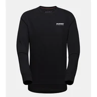 Bluzy sportowe męskie - Męska bluza Mammut Core ML Crew Neck Men 1862 Rozmiar: M / Kolor: czarny - miniaturka - grafika 1
