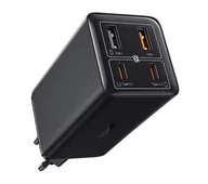Ładowarki do telefonów - Baseus GaN6 Pro 100W Czarny - miniaturka - grafika 1