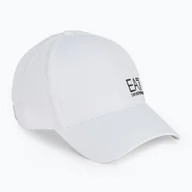 Czapki damskie - Czapka z daszkiem EA7 Emporio Armani TrainCore IdentityLogo white/black WYSYŁKA W 24H 30 DNI NA ZWROT - miniaturka - grafika 1